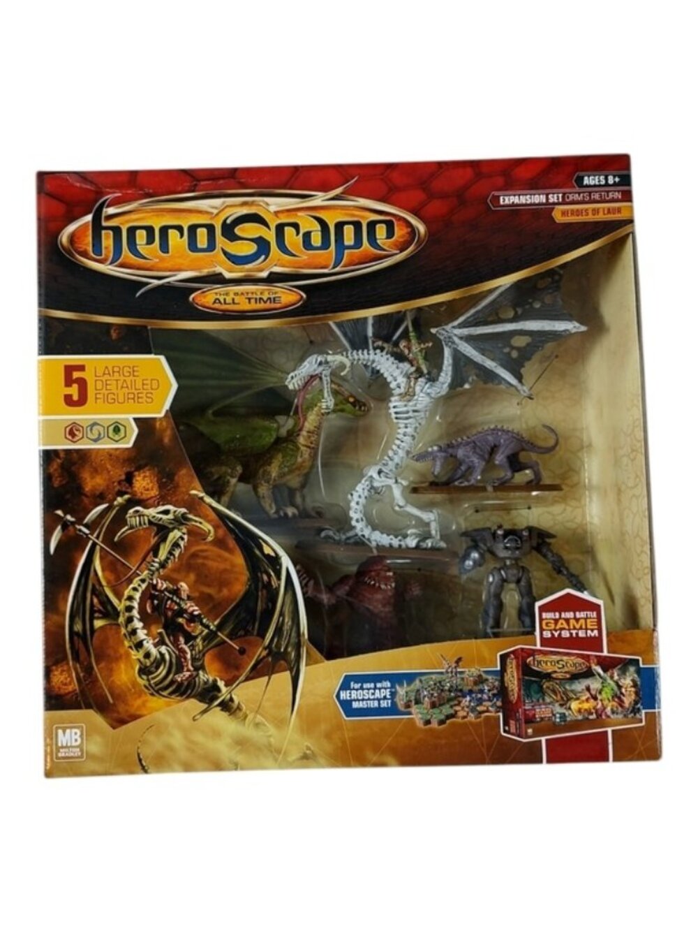 HeroScape Expansion Set Orm's Return Heroes of Laur SEALED